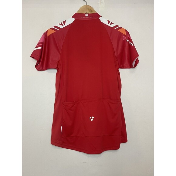Bontrager Solstice Womens Small Red White1/4 Zip Short Sleeve Cycling Jersey NWT - Picture 6 of 8